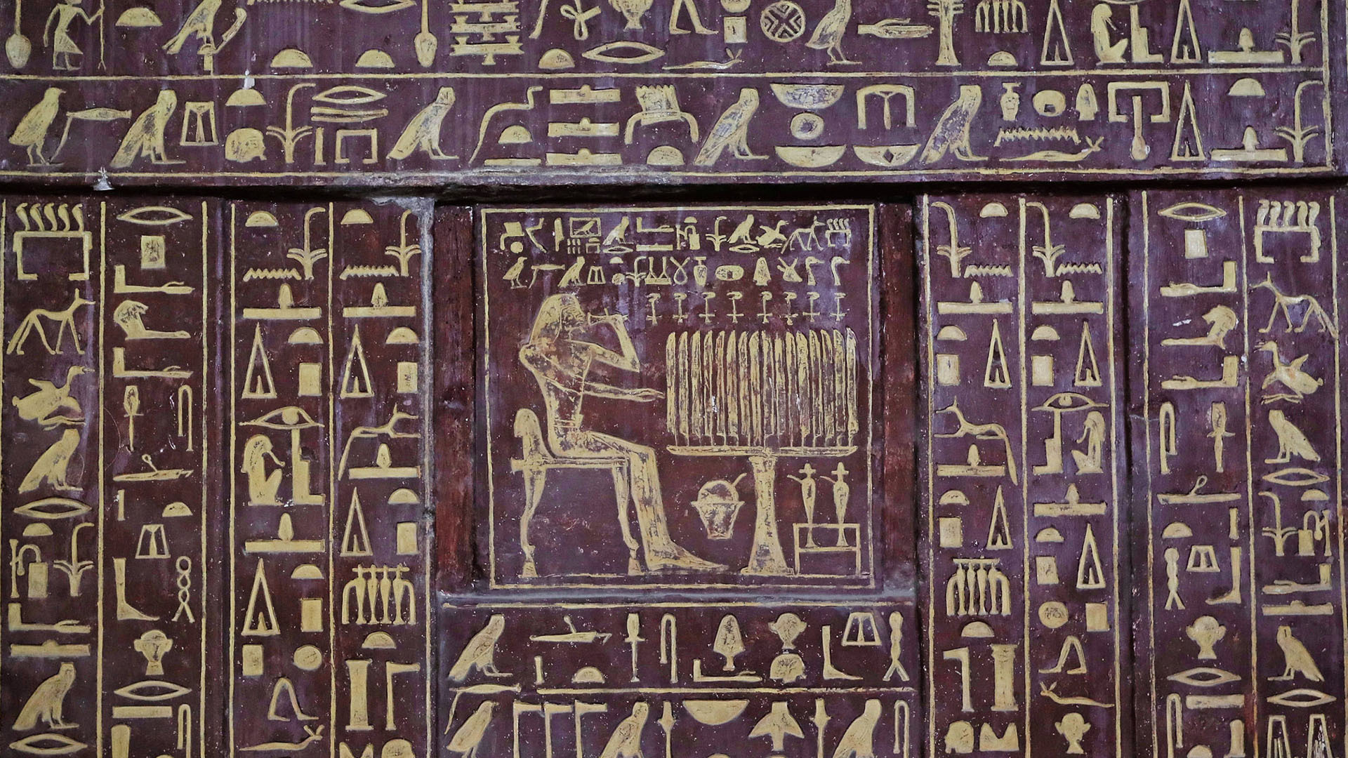 Письмена древнего Египта в усыпальницах