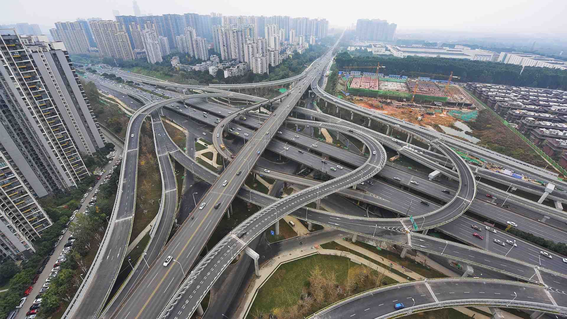 Дорожные развязки в китае