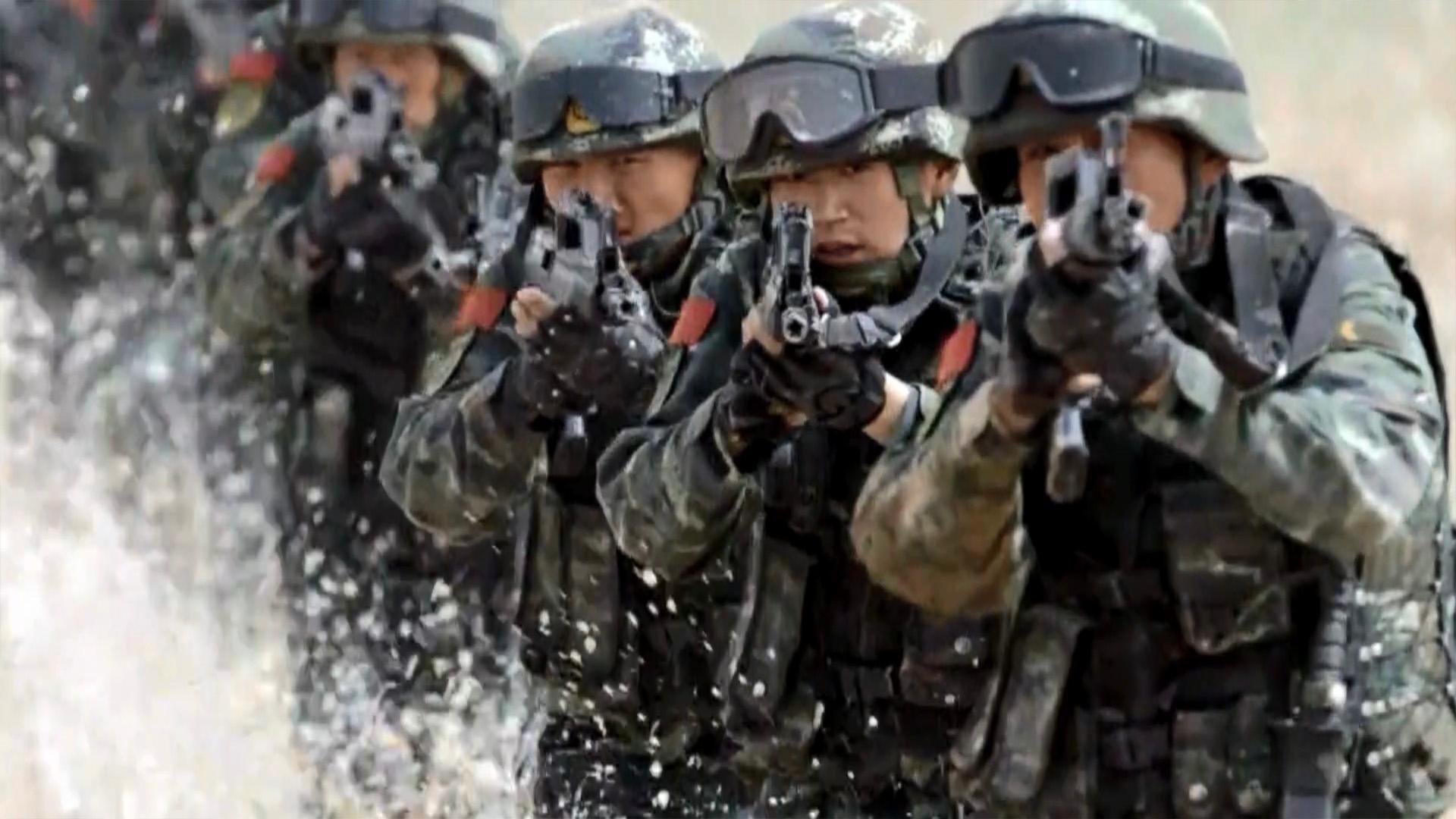 Силы в борьбе с терроризмом. НОАК. Народно-освободительная армия Китая. Военные Китая. Армия Китая.