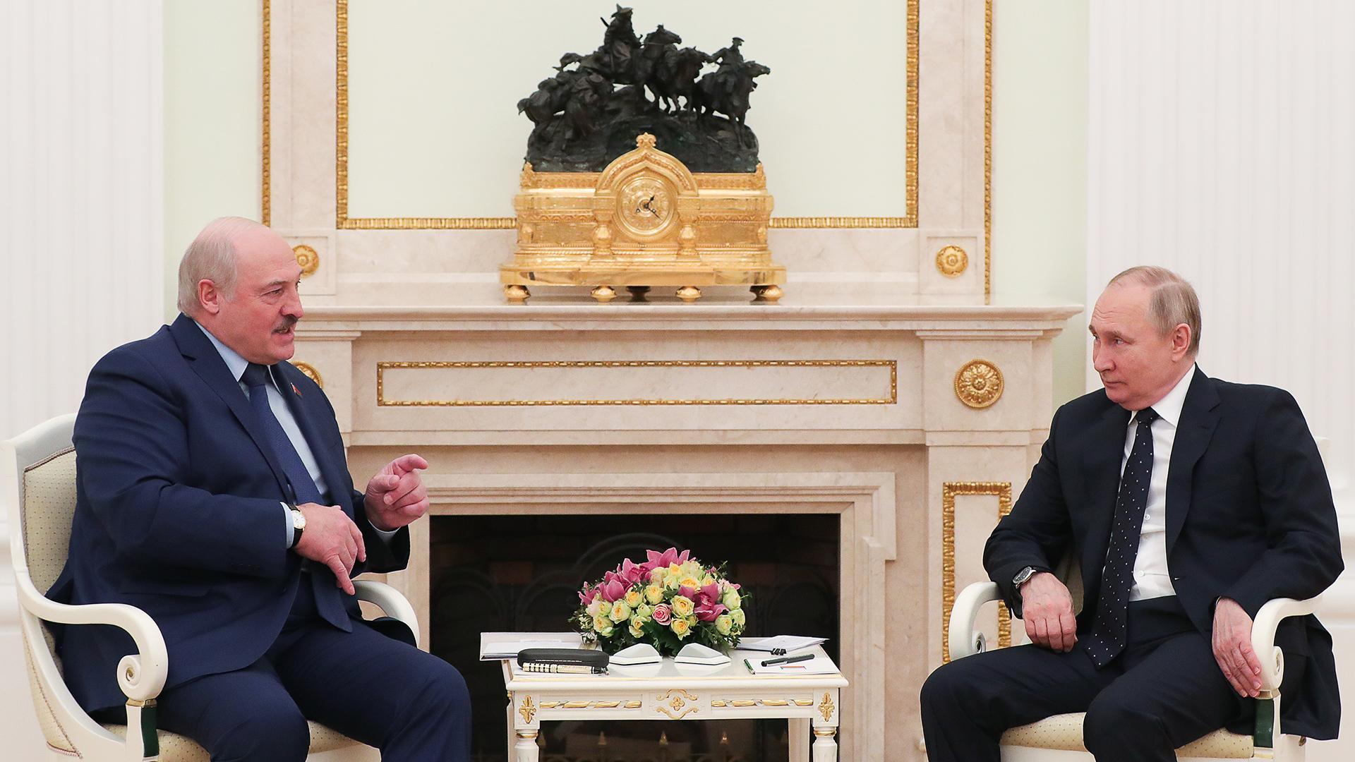 Путин и Лукашенко встреча 2022